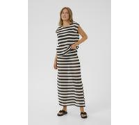 Kurzarm-Bluse Baggy fit Black/broken white lace stripe black white EU 42 / UK 14