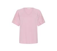 Kurzarmbluse CREAM "Kurzarm-Bluse CRSuny", Damen, Gr. S, rosa (pink nectar), Obermaterial: 60% Baumwolle CO. 40% Modal CMD., Blusen (68773233-S) pink nectar