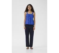 Kurzarm-Bluse DallyIW Gerade Passform blue EU 34 / UK 6
