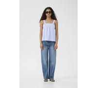 Kurzarm-Bluse DallyIW Gerade Passform blue white EU 38 / UK 10