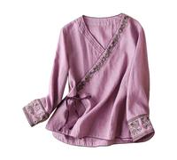 Kurzarm Bluse Damen, Shirts & Blusen, Baumwolle Leinen Shirt 3/4 Arm Blusen & Tuniken V-Ausschnitt Oberteile Elegant Leinenhemd Langarm Alle Meine Bestellungen Anzeigen 2025 Deutsch