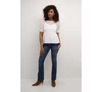 Kurzarm-Bluse Feminine white EU 38 / UK 10