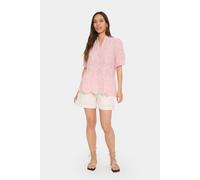 Kurzarm-Bluse GeleksaSZ Gerade Passform rose M