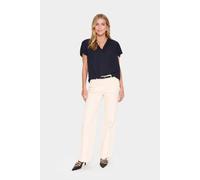 Kurzarm-Bluse Gerade Passform Night Sky dark blue S