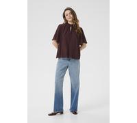Kurzarm-Bluse KAlianna Loose fit brown EU 34 / UK 6