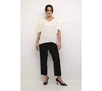 Kurzarm-Bluse Loose fit Chalk white EU 36 / UK 8