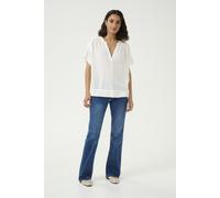 Kurzarm-Bluse Loose fit Chalk white EU 46 / UK 18