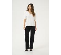 Kurzarm-Bluse Loose fit Chalk white XS