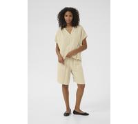 Kurzarm-Bluse Loose fit Feather Gray beige EU 38 / UK 10