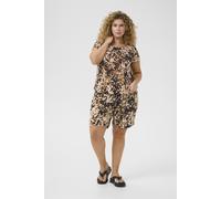 Kurzarm-Bluse Loose fit Leopard Print EU 52 / UK 24