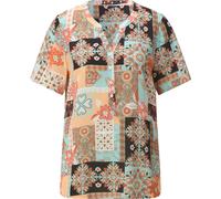 Schlupfbluse INSPIRATIONEN, Damen, Gr. 42, bunt (mint, apricot, bedruckt), 100% Viskose, bedruckt, gemustert, mehrfarbig, Rundhals, Blusen Schlupfbluse (45956356-42) mint, apricot, bedruckt