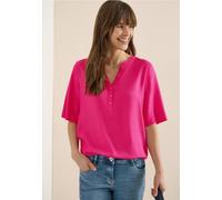 NOS Solid Splitneck Blouse L