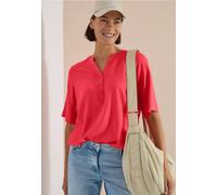 Schlupfbluse CECIL, Damen, Gr. L (42), coral, Web, Obermaterial: 100% Viskose, figurumspielend hüftbedeckend, V-Ausschnitt, Blusen Schlupfbluse, Elastischer Saum (57711729-L) coral