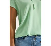 Kurzarm Bluse mit Strukturmix