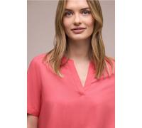 Kurzarm Bluse mit Turn-Up