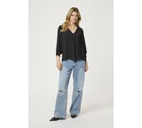 Kurzarm-Bluse Regular fit Black EU 42 / UK 14