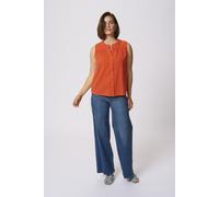 Kurzarm-Bluse Regular fit Grenadine orange EU 36 / UK 8
