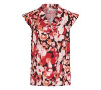 Kurzarm-Bluse Regular fit Red Toned Flower Print floral S