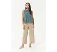 Kurzarm-Bluse Regular fit Teal/Black/White Graphic multicolour EU 40 / UK 12