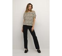 Kurzarm-Bluse Relaxed fit Black_Sand Graphic Dot black EU 34 / UK 6
