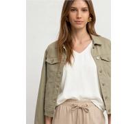 Shirtbluse STREET ONE, Damen, Gr. 46, sanftes weiß, Stoff, 100% Viskose, unifarben, klassisch normal, V-Ausschnitt, normaler Saum, Blusen, mit V-Ausschnitt (28839715-46) sanftes weiß
