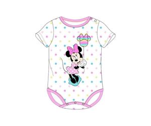 Kurzarm-Body für Kleinkinder - Minnie mit Ballon - Niedlich & Bequem, 92