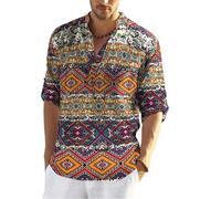 Kurzarm Herren Mode Trend Kariert Shirt Herren Longsleeve T-Shirt Herren Business Casual T-Shirt Herren Klassisch Komfortabel All-Match T-Shirt Herren DY-04 XXL