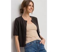 Kurzarm Jacke im Strick-Look