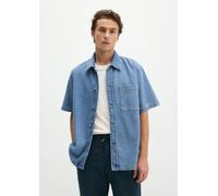 Kurzarm-Jeanshemd regular blau 3XL