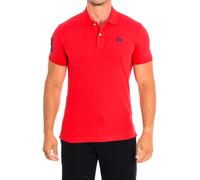 La Martina TMP300-PK001 Herren-Poloshirt, kurzärmelig, rot, 4XL