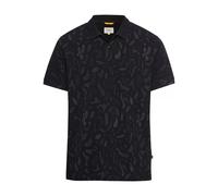 Camel Active Kurzarm-Poloshirt aus reiner Baumwolle Blau Größe M