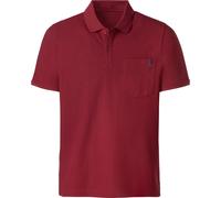 Poloshirt CATAMARAN "Kurzarm-Poloshirt", Herren, Gr. 64/66, rot (dunkelrot), 60% Baumwolle, 40% Polyester, unifarben, Shirts (89298252-64) dunkelrot