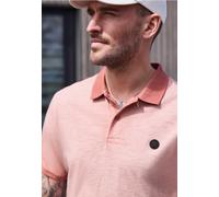 Kurzarm Poloshirt im Garment Dye Look