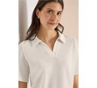 Kurzarm Poloshirt in Unifarbe