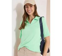 Kurzarm Poloshirt in Unifarbe