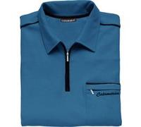 Poloshirt CATAMARAN "Kurzarm-Poloshirt", Herren, Gr. 56/58, blau (jeansblau), 100% Baumwolle, unifarben, ohne Ausschnitt, Shirts (266120-56) jeansblau