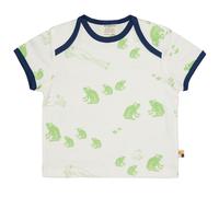 Kurzarm Shirt Frosch hellgrün 74/80