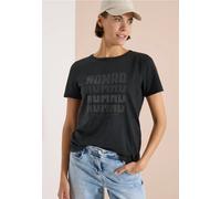 Kurzarm Shirt im Ausbrenner-Look