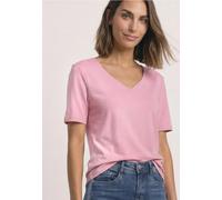 Kurzarm Shirt mit Herzausschnitt