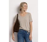 Kurzarm Shirt mit Knotendetail