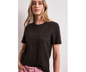 Kurzarm Shirt mit Rundhals aus Spitze