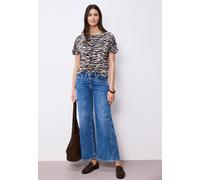Kurzarm Shirt mit Rundhals und Print
