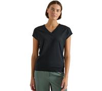 Kurzarm Shirt mit V-Neck in Unifarbe