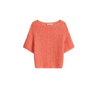 Kurzarm-Strickpullover boxy Orange XL