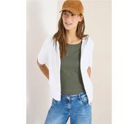 Kurzarm Sweatjacke mit Kapuze