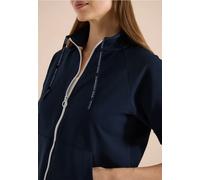 Kurzarm Sweatjacke mit Zipper