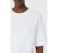 Kurzarm-Sweatshirt im Relaxed Fit mit Rückenprint weiß 46