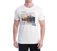 Kurzarm-T-Shirt für Herren, normale Passform, YMR312-JS206, Herren-T-Shirts, kurzärmlige Herren-T-Shirts, kurzärmlige Herren-T-Shirts, Kurzarm-T-Shirts für Herren, weiß, 56