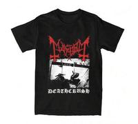 Kurzarm-T-Shirt für Männer und Frauen, Rundhals-Shirt, große Größe, Mayhem, Deathcrush, Euronymous, Dead Varg
