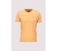 Tommy Jeans Slim Fit T-Shirt aus Baumwoll-Mix Modell 'JASPE HERITAGE' in Orange, Größe S